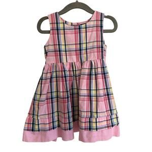 Chaps Girls Dress, Size 24 months, plaid